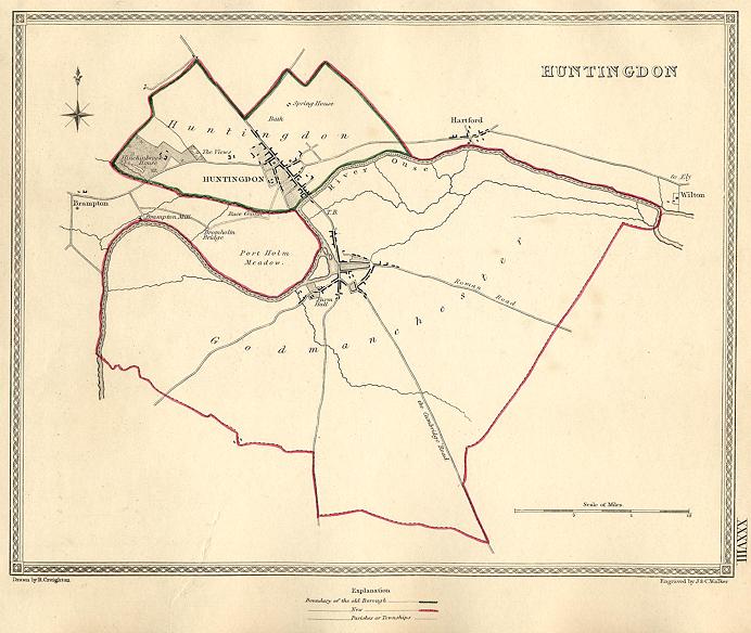 Huntingdon plan, 1835