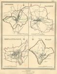 Lancashire, plans (Lancaster, Blackburn, Bolton & Wigan), 1835