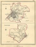 Lancashire, plans (Manchester & Salford), 1835