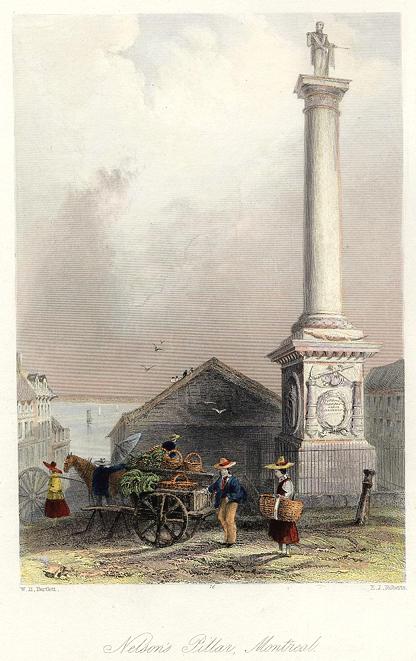 Canada, Montreal, Nelson's Column, 1841