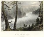 Canada, Banks of Niagara below the Falls, 1841