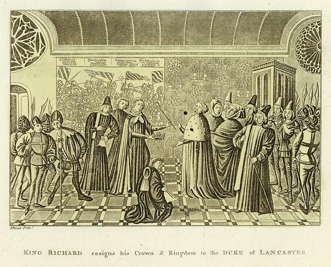King Richard resigns his crown to the Duke of Lancaster (1399), 1806