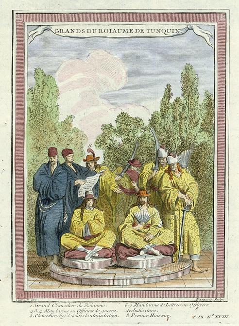 Vietnam, Grandees of the Kingdom of Tunquin, 1760