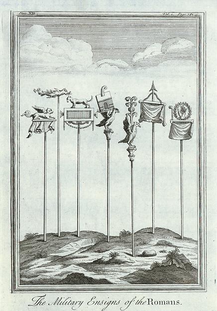 Roman Military, Standards, 1738