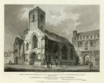 Berkshire, Abingdon, St.Nicholas Church & Abbey Gateway, 1830