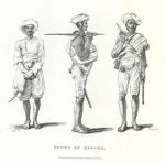 India, Peons of Mysore, 1811