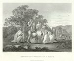 Ethiopia, Abbyssinians Resting on a March, 1811