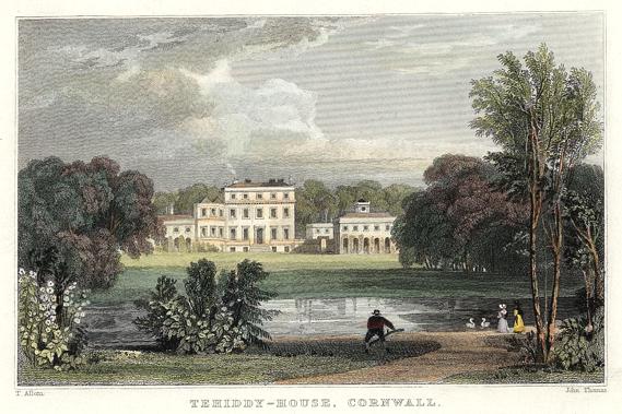 Cornwall, Tehiddy House, 1832