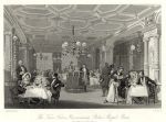 Restaurant in Palais Royal, Paris, 1844