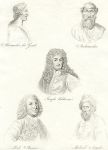 Portraits - Addison, Alexander, Archimedes, Anson & Michael Angelo, 1811