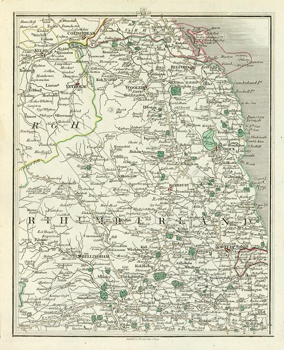 Northumberland, & parts of Roxburgh & Berwick, 1794