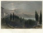 Turkey, Pera, Petit Champ-des-Morts, 1845
