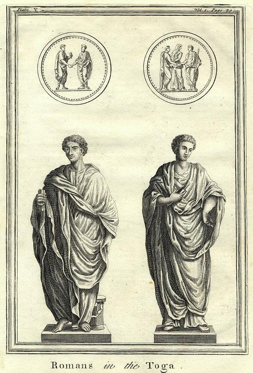 Romans in Togas, 1738