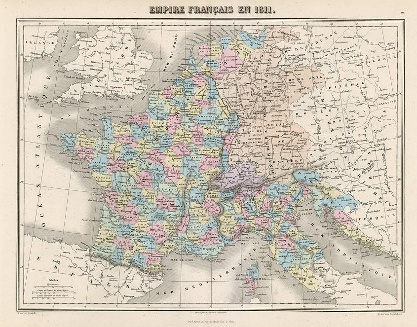 French Empire in 1811, 1883