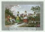 Switzerland, costumes, 1805