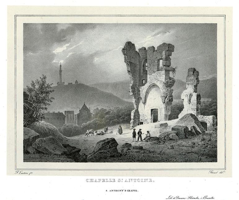 Scotland, Edinburgh, St. Anthony's Chapel, 1827