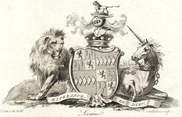 Heraldry, Lovaine, 1790