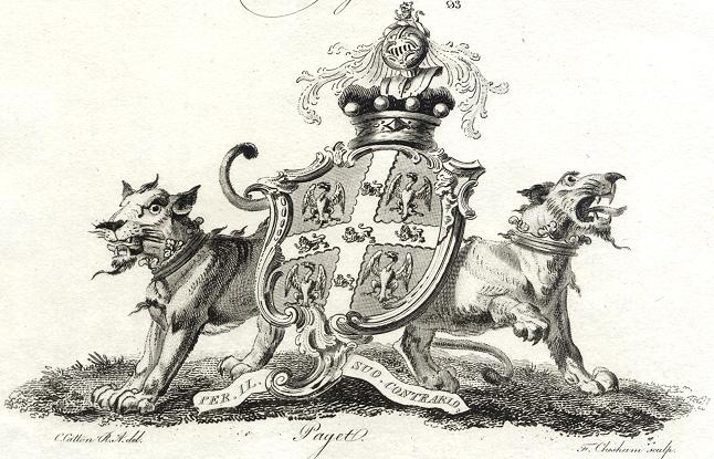 Heraldry, Paget, 1790