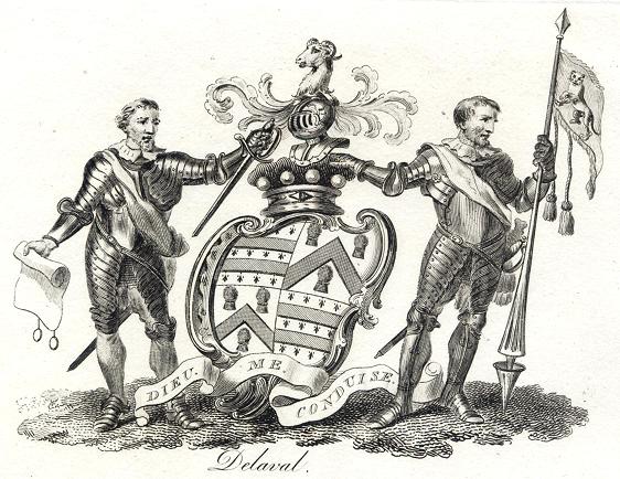 Heraldry, Delaval, 1790