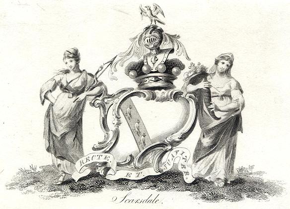 Heraldry, Scarsdale, 1790