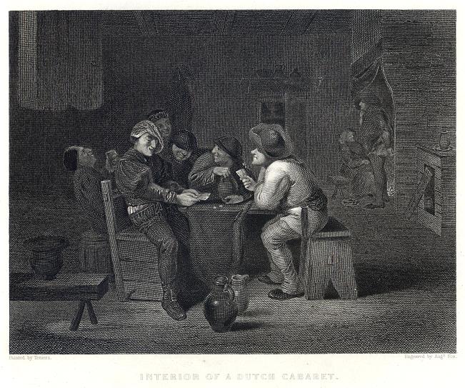 Interior of a Dutch Cabaret (inn or club), 1837