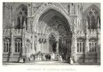Lincoln Cathedral Entrance, 1837