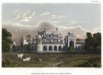 India, Akbar's Mausoleum in Secundra, about 1850