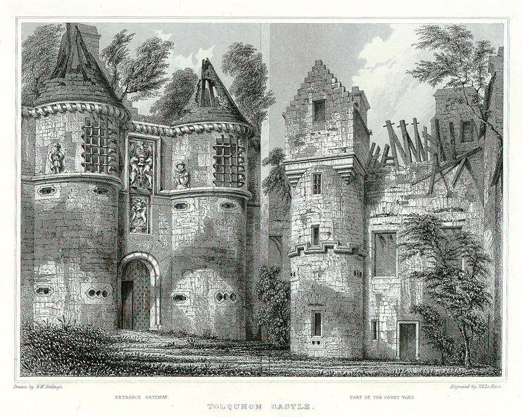 Scotland, Tolquhon Castle, 1848
