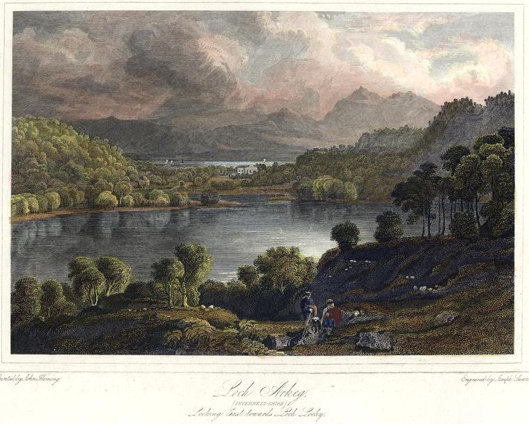 Scotland, Loch Arkeg (Invernesshire), 1834