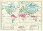 Meteorology, Temperature map of the World in 1850