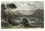 Lake District, Derwent Water from Castle Head, 1837