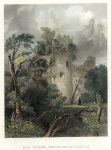Germany, Heidelberg Castle Old Tower, 1835