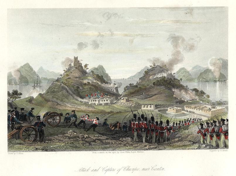 China, Attack & capture of Chuenpee, near Canton, 1843