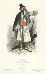 Italy, man of Valentia in 1850, 1875