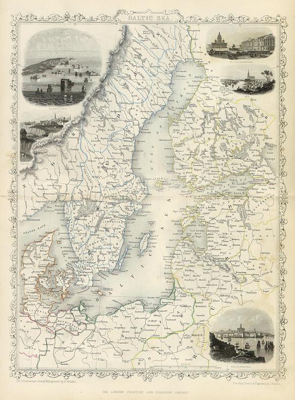 Baltic Sea, Tallis, 1860