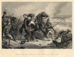 Death of Col. Rawle at Trenton, published 1860