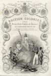 Frontispiece to 'The British Colonies', Tallis, 1855