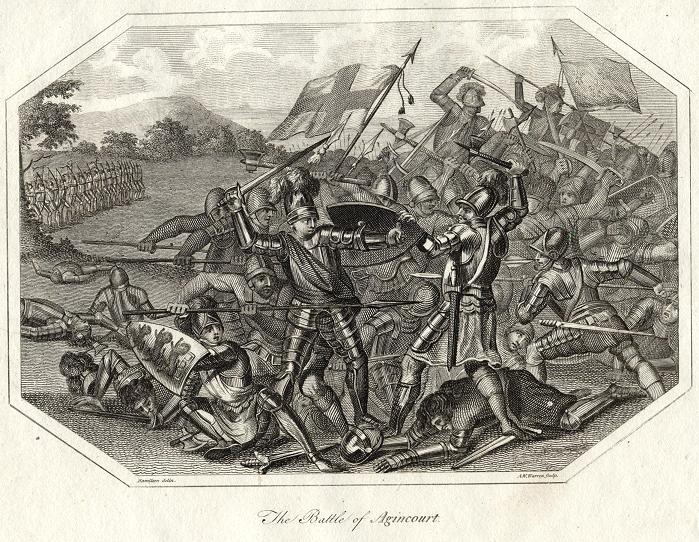 Battle of Agincourt, published 1802