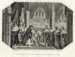 Henry VI crowned King of France at Paris, published 1802