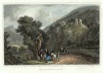 Austria, Tyrol, Burgstall, 1840