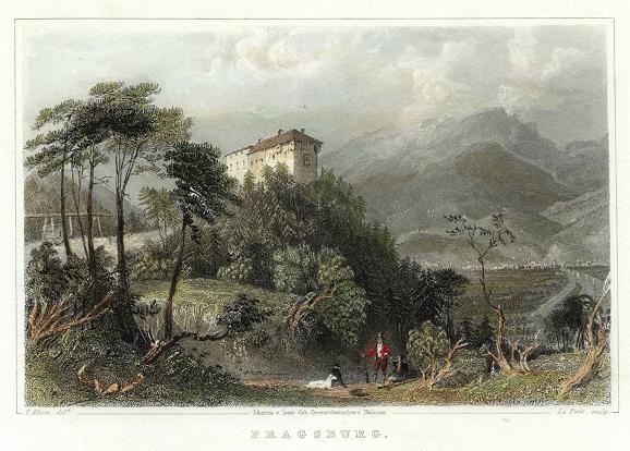 Austria, Tyrol, Fragsburg, 1840