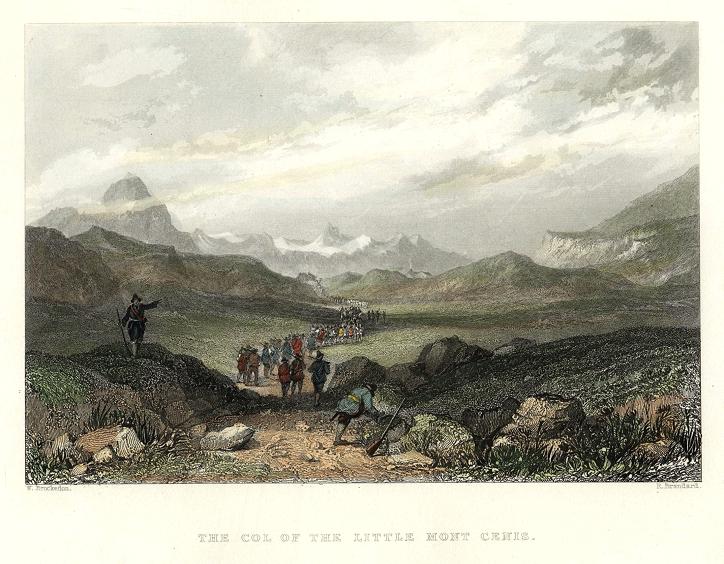 France, Col of the Little Mont Cenis, 1836