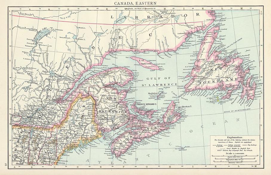 Canada, Eastern, 1895