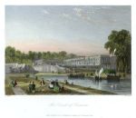 France, Versailles, Canal of Trianon, 1839