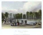 France, Versailles, Basin of Neptune, 1839