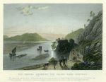 India, Ganges entering the Plains near Hurdwar, 1860