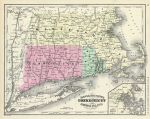 USA, Massachusetts, Connecticut & Rhode Island, 1860