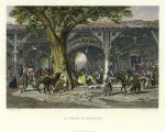 Syria, Street in Damascus, 1875