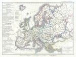 Europe (ethnographic map), 1848