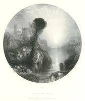 Bacchus and Ariadne, after Turner, 1855